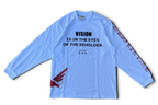 “VISION” White Long Sleeve Tee