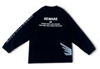 “VISION” Black Long Sleeve Tee