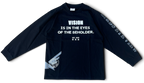 “VISION” Black Long Sleeve Tee
