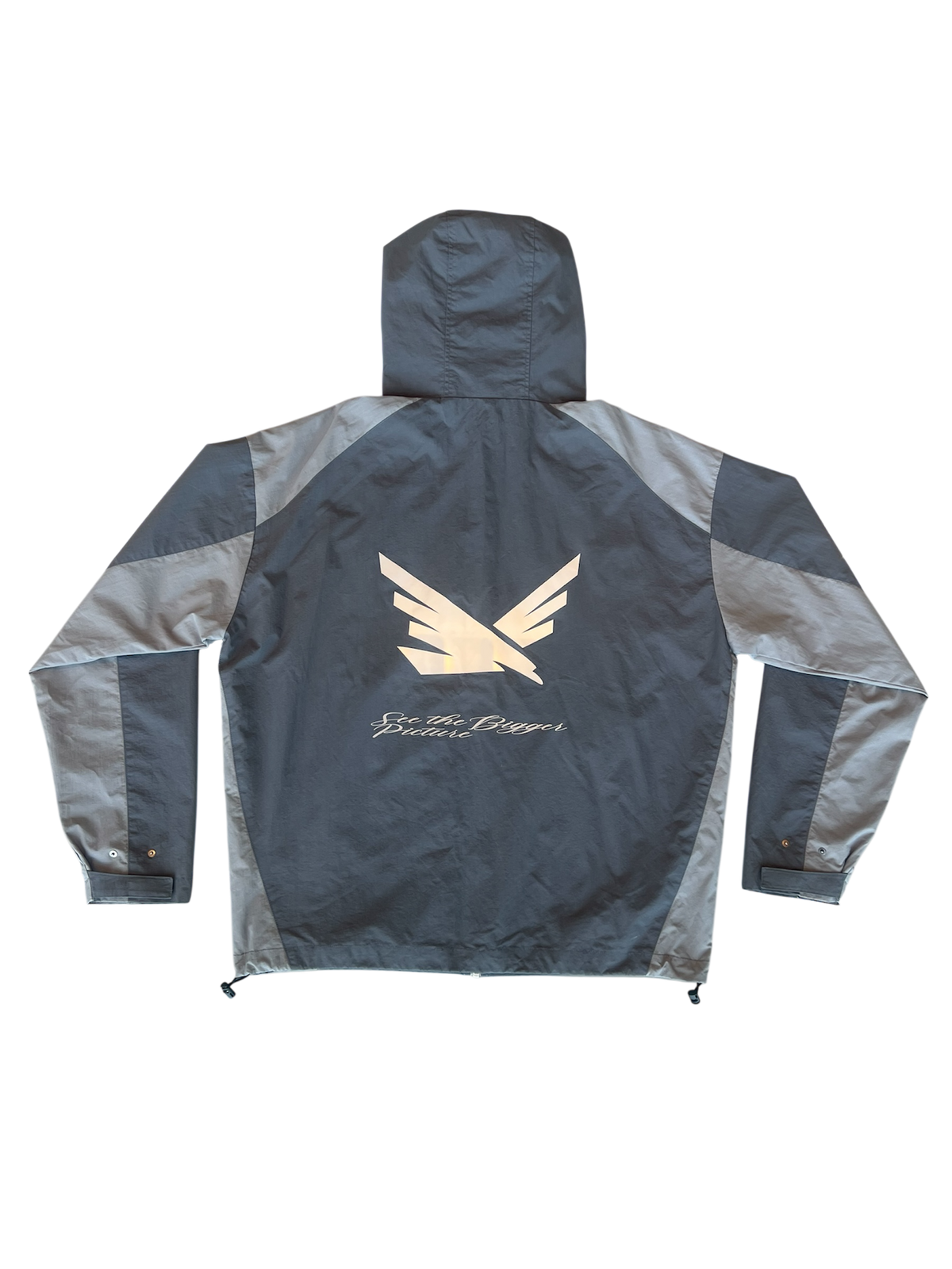 Asphalt Grey Lightweight Windbreaker Jacket V1