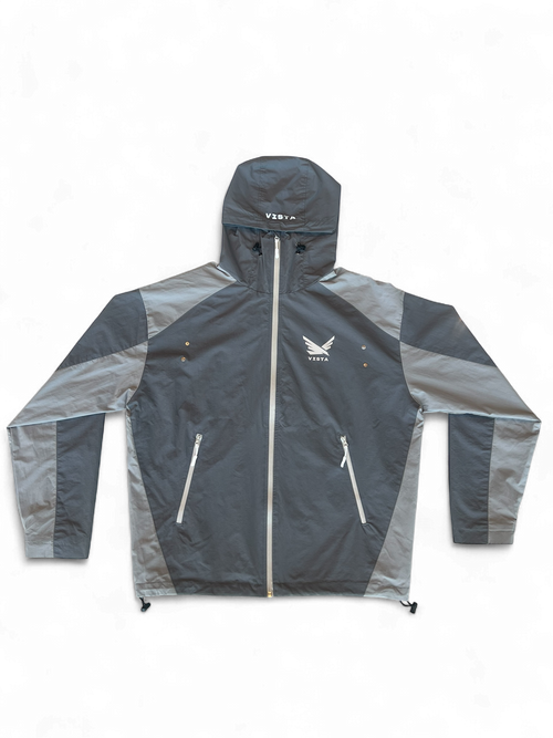 Asphalt Grey Lightweight Windbreaker Jacket V1