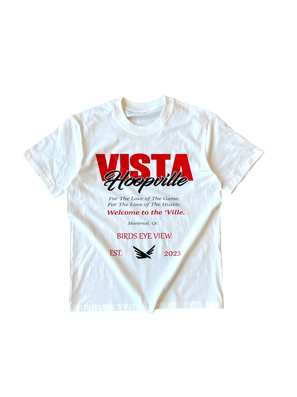 VISTA x Hoopville T-shirts (White)