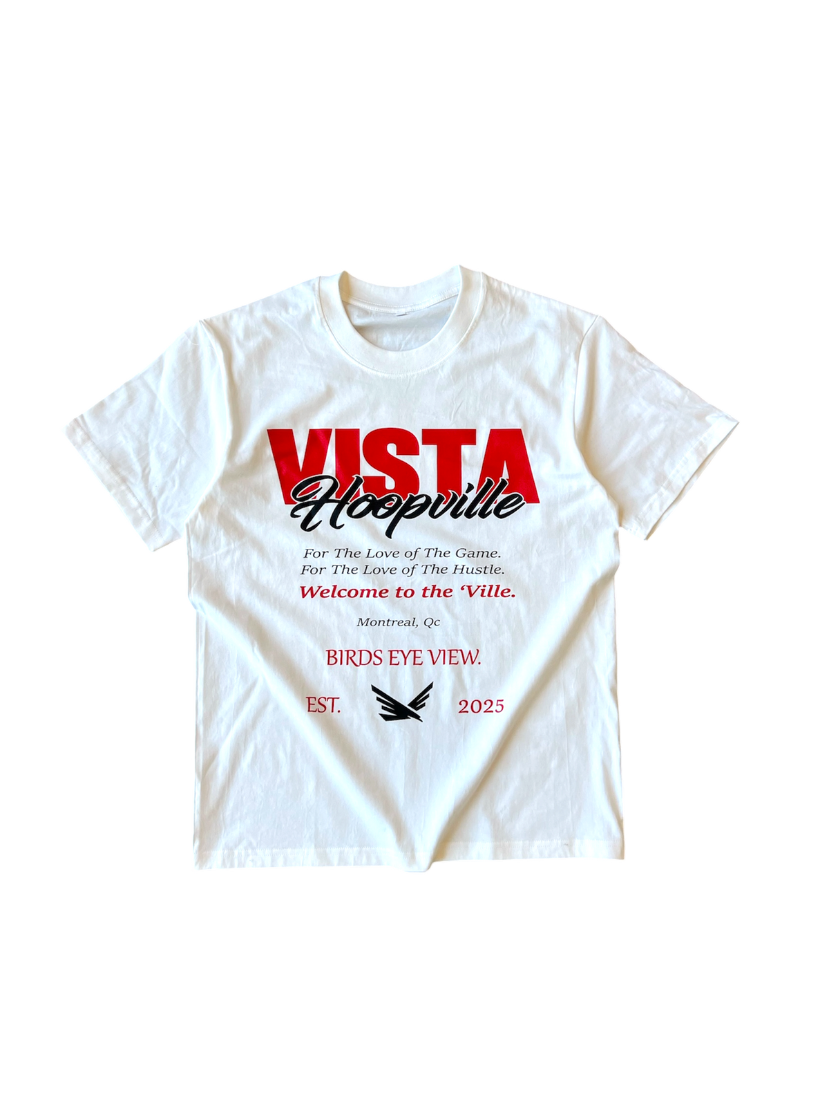 VISTA x Hoopville T-shirts (White)